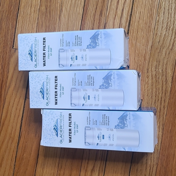 Glacierfresh home water filters pack of 3 model GF-XWF - Picture 1 of 5